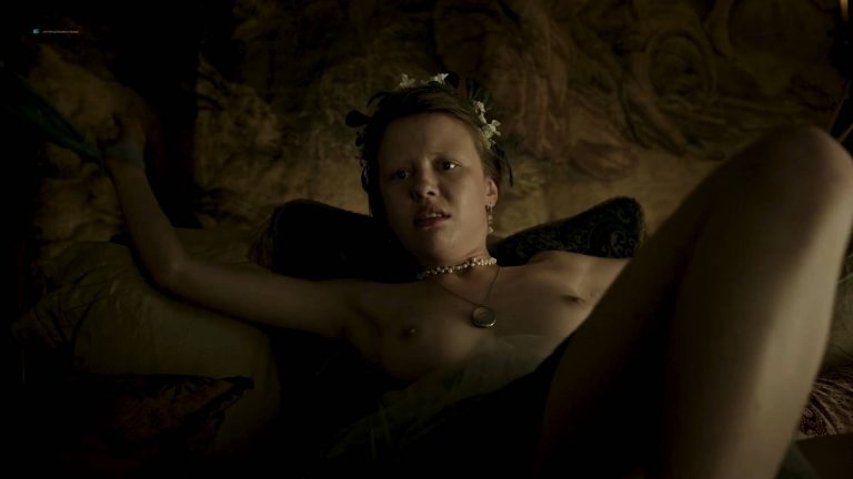 Mia Goth nude topless and tied up – A Cure for Wellness (2016) HD 1080p