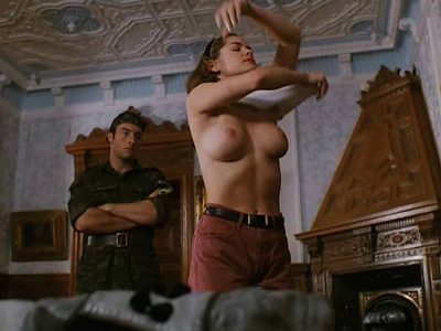 Athena Massey nude topless and sex outdoor - Termination Man (1998) (8)