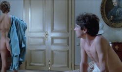 Sabine Haudepin nude topless and Charlotte Rampling nude butt - Max mon amour (1986) HD 720p (3)