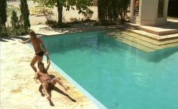 Romy Schneider nude boobs and wet Jane Birkin hot bikini - La Piscine (FR-1969) HDTV (12)