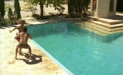 Romy Schneider nude boobs and wet Jane Birkin hot bikini - La Piscine (FR-1969) HDTV (11)