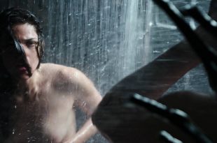 Callie Hernandez nude brief topless in shower - Alien Covenant (2017) HD 1080p BluRay (3)