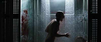 Callie Hernandez nude brief topless in shower - Alien Covenant (2017) HD 1080p BluRay (2)