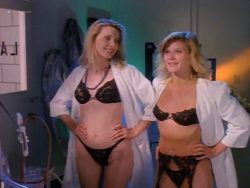 Elizabeth Kaitan nude topless Toni Alessandrini and Julia Parton topless too - Vice Academy Part 3 (1995) (8)