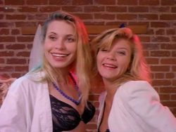 Elizabeth Kaitan nude topless Toni Alessandrini and Julia Parton topless too - Vice Academy Part 3 (1995) (5)