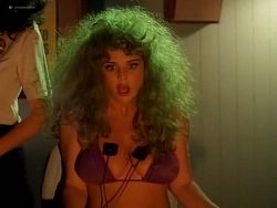 Elizabeth Kaitan nude topless and Julia Parton nude too - Vice Academy 4 (1995) (17)