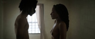 Natalie Paul nude topless and sex - Crown Heights (2017) HD 1080p (4)