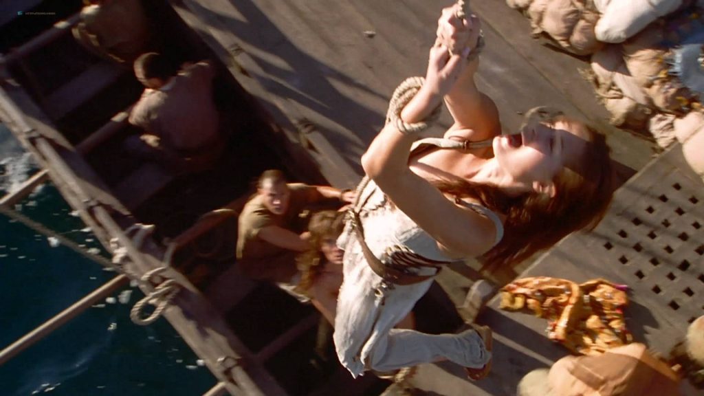 Karina Lombard hot and sexy Tia Carrere hot cleavage - Kull the Conqueror (1997) HD 1080p Web (12)
