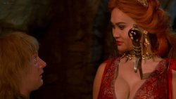 Karina Lombard hot and sexy Tia Carrere hot cleavage - Kull the Conqueror (1997) HD 1080p Web (5)