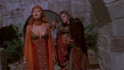 Karina Lombard hot and sexy Tia Carrere hot cleavage - Kull the Conqueror (1997) HD 1080p Web (3)