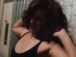 Karina Lombard nude topless, sex and wet - Footsteps (1998) (9)