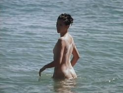 Karina Lombard nude topless, sex and wet - Footsteps (1998) (6)