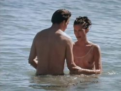 Karina Lombard nude topless, sex and wet - Footsteps (1998) (5)