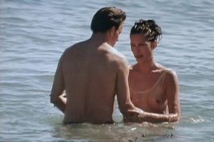 Karina Lombard nude topless, sex and wet - Footsteps (1998) (5)