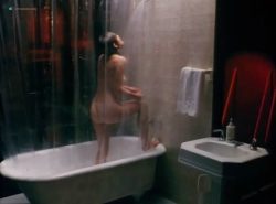 Kathleen Kinmont nude in the bath and T.C. Warner nude - The Art of Dying (1991) (5)