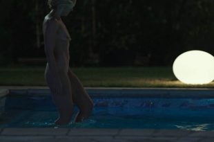 Toni Collette nude bush and boobs while skinny dipping - Madame (2017) HD 1080p WEB (11)
