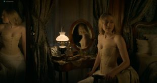 Dakota Fanning hot cleavage and Daisy Bevan sex - The Alienist (2018) s1e2 HD 1080p (5)