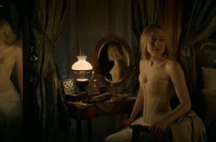 Dakota Fanning hot cleavage and Daisy Bevan sex - The Alienist (2018) s1e2 HD 1080p (5)