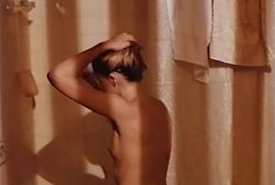 Patsy Kensit nude topless in the shower and Amy Irving nude full frontal - Kleptomania (1995) VHS (10)