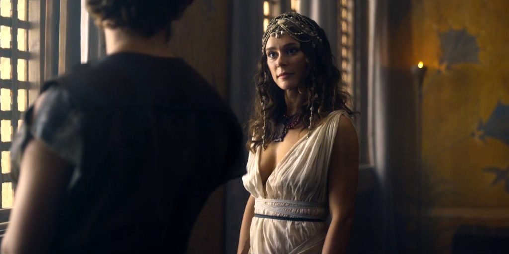 Bella Dayne nude topless and sex - Troy: Fall of a City (2018) s1e2 HD 1080p (2)