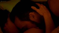 Robin Tunney nude brief boobs in hot sex scene - Looking Glass (2018) HD 720p (8)