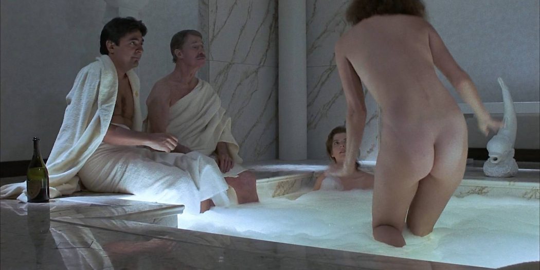 Sara Eckhardt nude butt Karen Kohlhaas nude and wet - Things Change (1988) HD 1080p WEB (4)