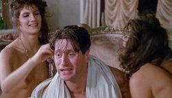 Geneviève Bujold nude topless Pamela Prati and others nude too - Monsignor (1982) (4)