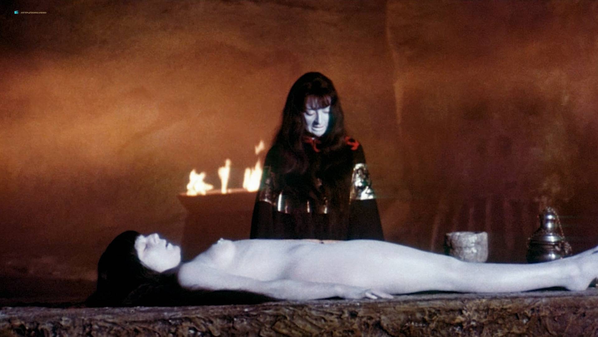 Lucretia Love nude bush and boobs Stella Carnacina nude topless - Enter the Devil (IT-1974) HD 1080p (3)