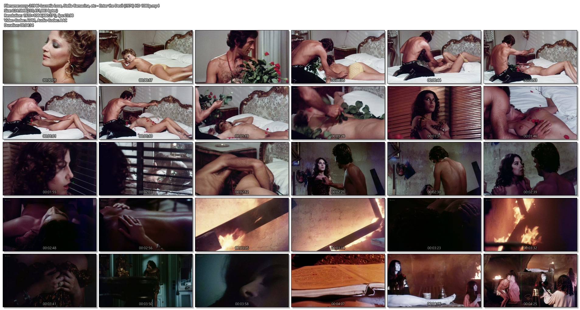 Lucretia Love nude bush and boobs Stella Carnacina nude topless - Enter the Devil (IT-1974) HD 1080p (1)