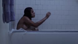 Andrea Ciliberti nude brief side boob in bath - Paranormal Evil (2017) HD 1080p (10)