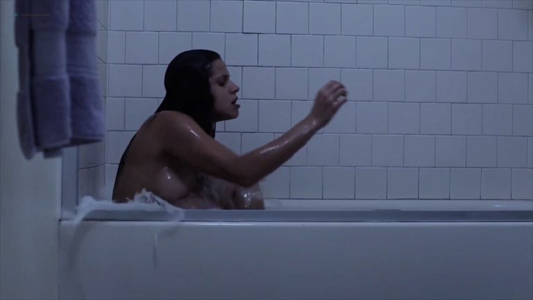 Andrea Ciliberti nude brief side boob in bath – Paranormal Evil (2017) HD 1080p