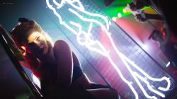 Margot Robbie hot and sexy as stripper and Katarina Cas hot - Terminal (2018) HD 1080p (9)