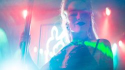 Margot Robbie hot and sexy as stripper and Katarina Cas hot - Terminal (2018) HD 1080p (7)