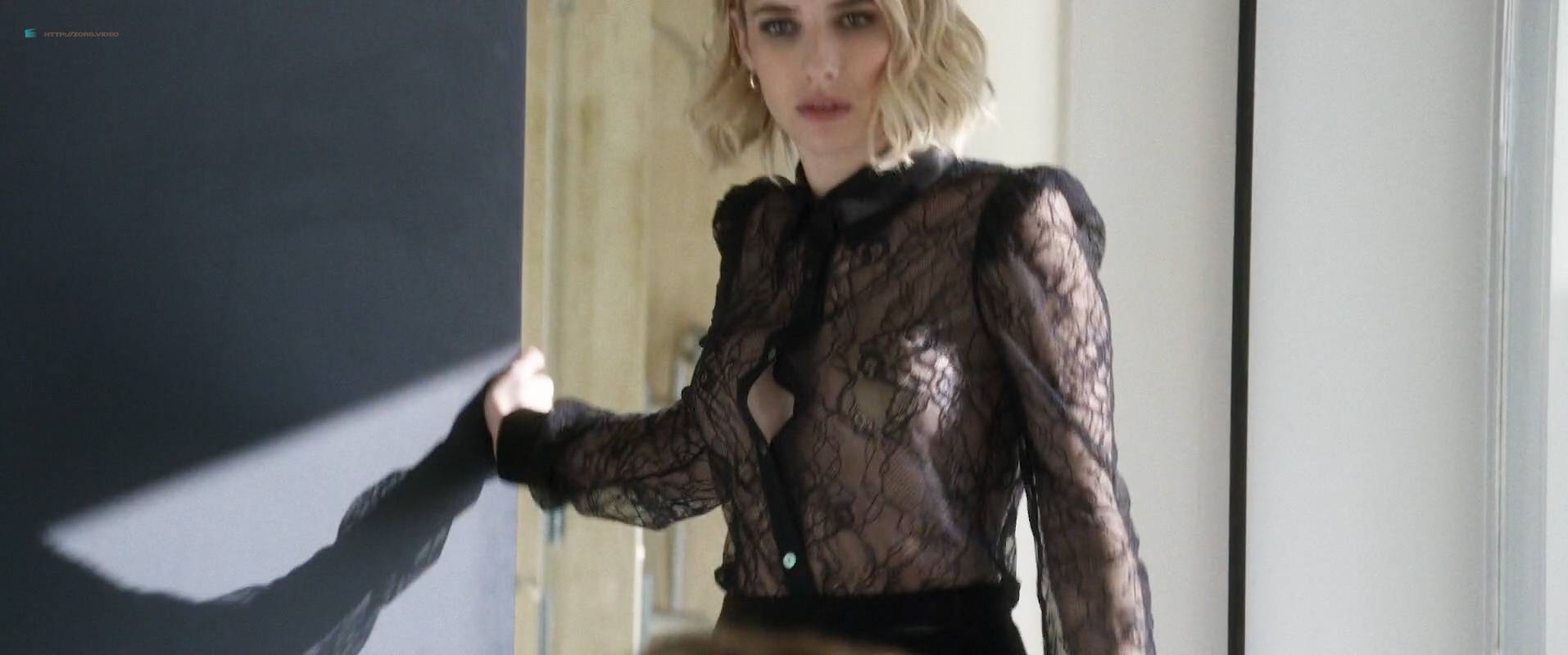 Emma Roberts hot see through Suki Waterhouse sexy - Billionaire Boys Club (2018) HD 1080p Web (3)