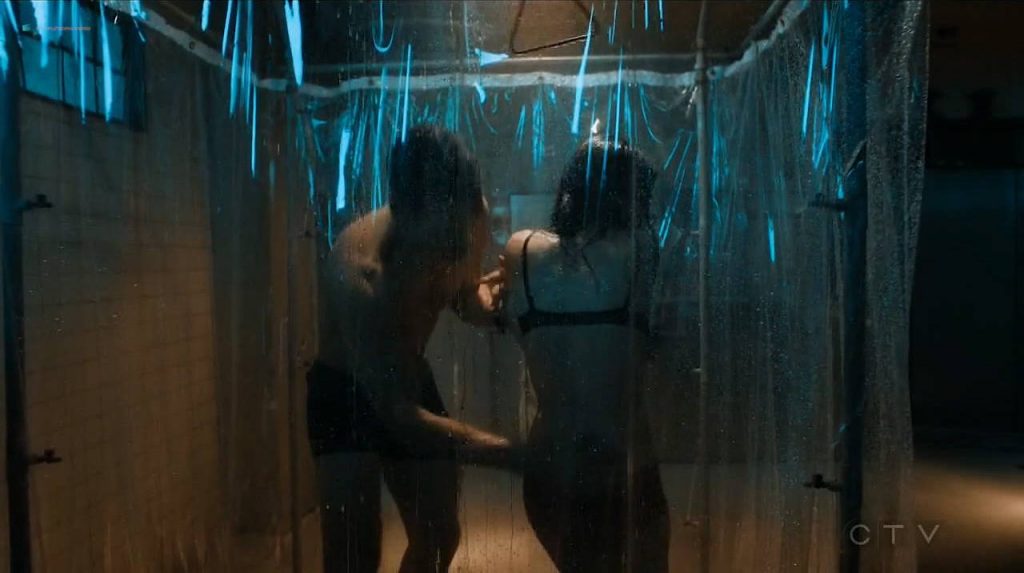 Rachel Bilson hot sexy and wet in undies and bra - Take Two (2018) s1e7 HDTV 720p (5)