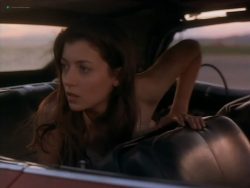 Mia Sara nude bush, topless, wet and hot sex - Black Day Blue Night (1995) (19)
