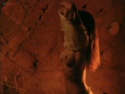Mia Sara nude bush, topless, wet and hot sex - Black Day Blue Night (1995) (18)