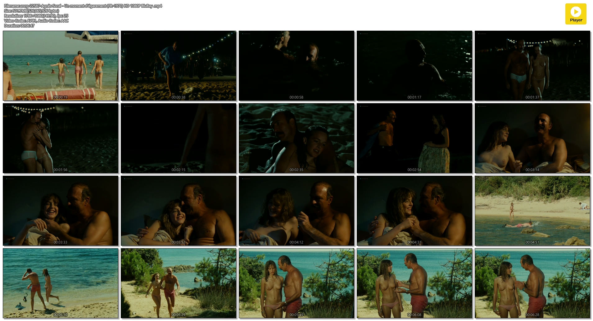 Agnès Soral nude topless and hot - Un moment d'égarement (FR-1977) HD 1080P BluRay (1)
