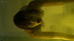 Paz Vega nude brief topless in the shower - Fugitiva (2018) s1e2 HD 1080p (3)