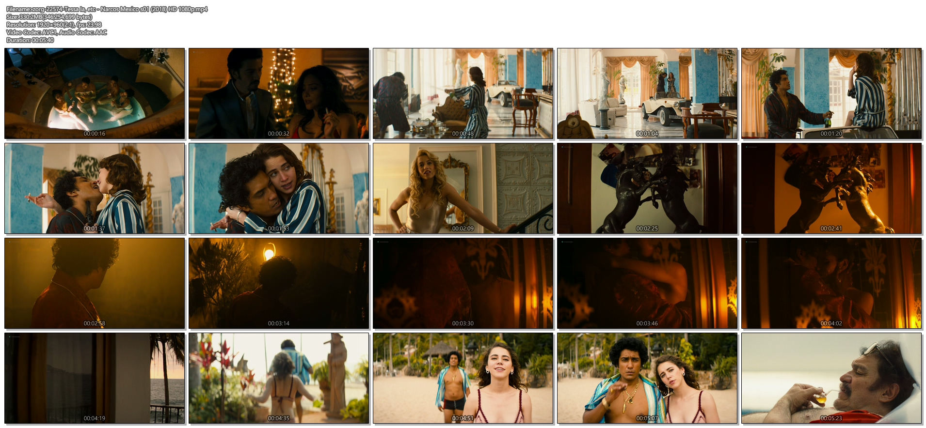 Tessa Ia nude full frontal and hot sex others hot and nude - Narcos Mexico s01 (2018) HD 1080p (1)