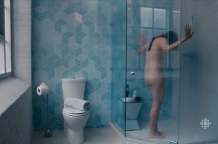 Catherine Reitman nude topless and butt in the shower - Workin Moms s01e12 (2017) (3)