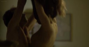 Rachelle Lefevre nude sideboob in sex scene - The Caller (2011) HD 1080p BluRay (9)