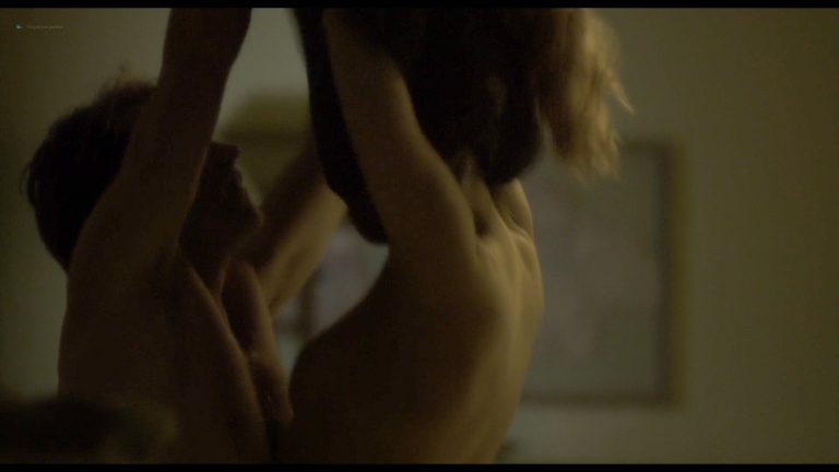 Rachelle Lefevre nude sideboob in sex scene – The Caller (2011) HD 1080p BluRay