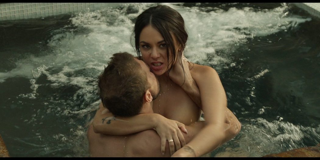 Angela Trimbur hot and Janel Parrish nude sex - Trespassers (2018) HD 1080p Web (2)