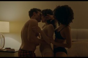 Nathalie Emmanuel sex threesome with Britt Lower - Holly Slept Over (2020) HD 1080p Web (5)