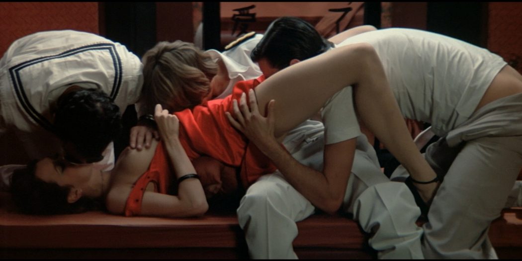 Sylvia Kristel nude sex threesome Catherine Rivet, Laura Gemser nude - Emmanuelle 2 (1975) HD 1080p REMUX (9)