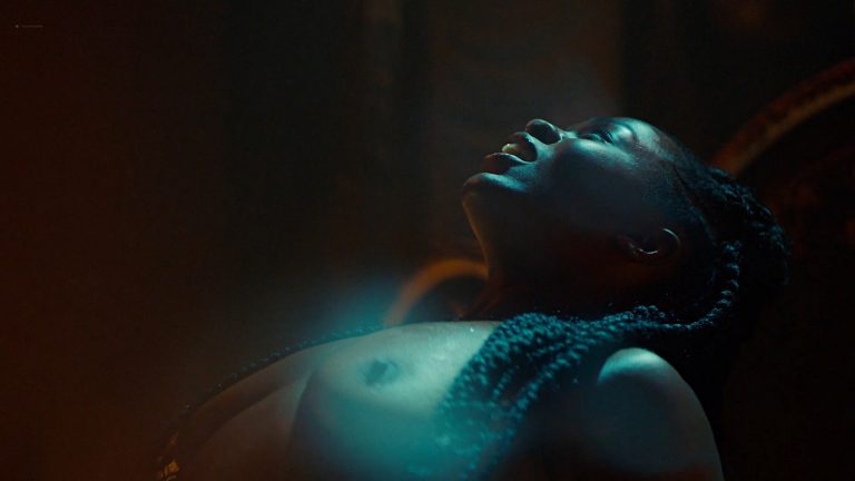 Yetide Badaki nude bush and topless – American Gods (2020) s3e2 HD 1080p