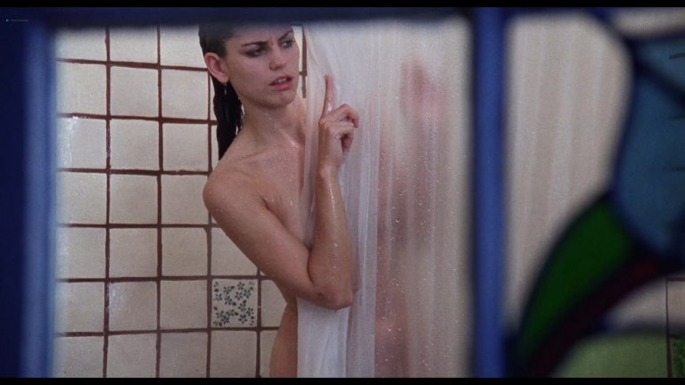 Jill Pierce nude in the shower and bound in Darkroom (1988) 1080p BluRay