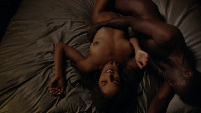Megalyn Echikunwoke nude topless and giving oral – House of Lies (2012) s1e6 1080p Web