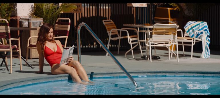 Minka Kelly hot in a swimsuit, AnnaSophia Robb sexy in Lansky (2021) 1080p Web